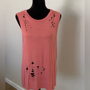 Gaze Sleeveless Top - size Large